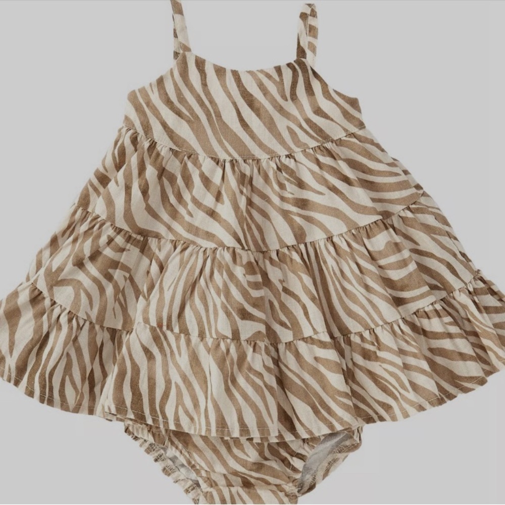 Banana Republic Stylish Zebra Print Kids Dress